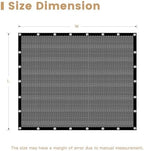 vicllax 70% black garden shade cloth sun shade on a desk or shelf