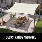 gorilla grip heavy duty sun shade sail for on a desk or shelf
