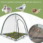 pop up gardening net cover,36x36x39 inch pack of, side view