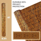 bamboo reed fence roll,decorative reed fencing 4ft high, close-up detail