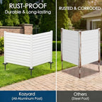 kozyard 50" w x 48" h outdoor privacy, close-up detail