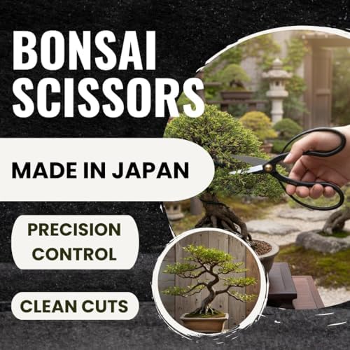 senkichikin bonsai scissors 7in (180mm) – made in shown in use