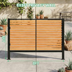 docred 8ft w x 6ft h air conditioner showing dimensions