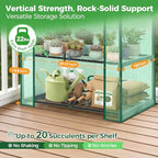 ohuhu mini greenhouse for indoor outdoor, 27 x showing dimensions
