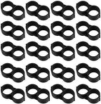 JAYEE 20 Pack Drip Irrigation 1/2" Drip Tubing End Closure Stop End Cap Plugs Fitting Kit 17mm for Garden Greenhouse Patio and Lawn Agricultural Watering Applications