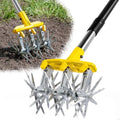 rotary cultivator garden tool with extra-large tines, 74-inch, main product view