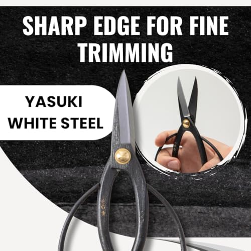 senkichikin bonsai scissors 7in (180mm) – made in, side view