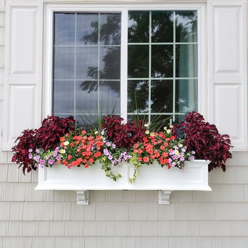 mayne fairfield 4ft window box - white, view 9
