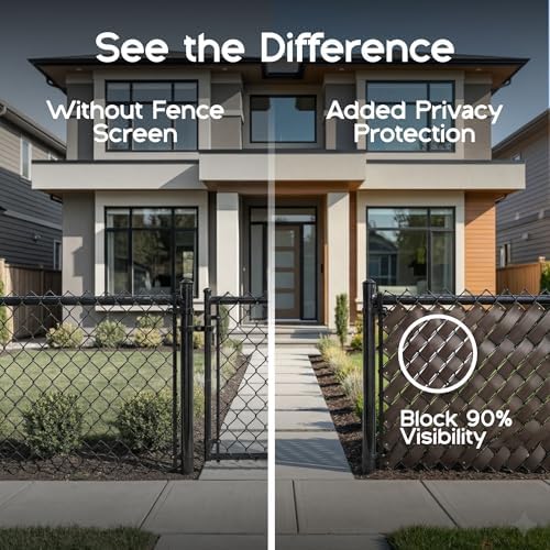 chain link fence privacy tape 250 ft (40, close-up detail