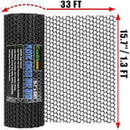upgraded 15.7in x 33ft abs plastic chicken wire, close-up detail