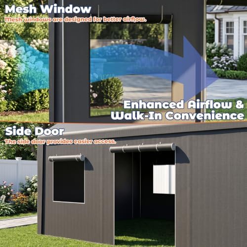 13x25 ft heavy duty carport, portable garage car on a desk or shelf