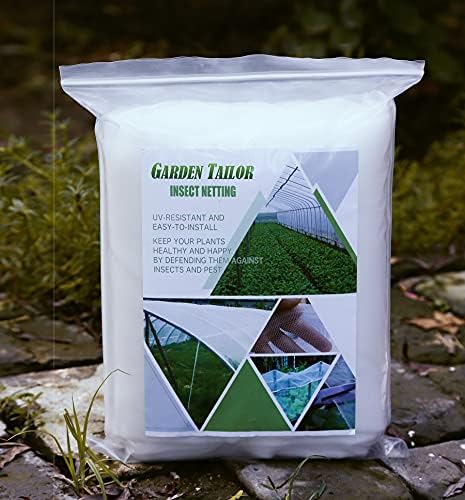 garden netting pest barrier: 10'x50' fine bug insect on a desk or shelf