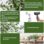 hyeflora 5pcs artificial eucalyptus leaves stem plants for showing dimensions