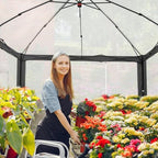 eagle peak 10x10 walk in pop up greenhouse on a desk or shelf