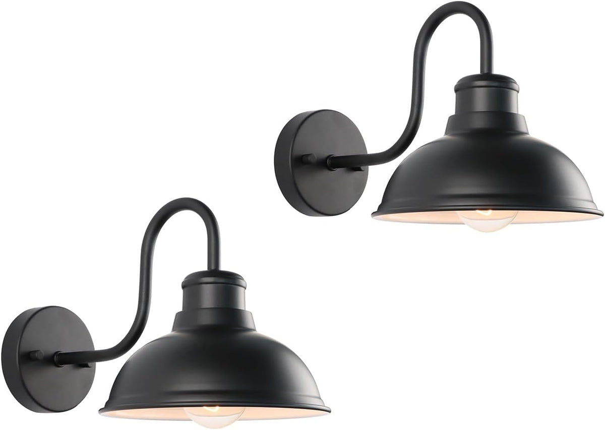barn light outdoor wall lights 8" exterior lighting, main product view