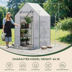 small greenhouse for outdoors, walk-in plant greenhouse with shown in use