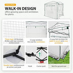 eagle peak 8x6 easy setup pop up greenhouse, package contents