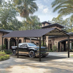 phi villa 10x20ft carport metal heavy duty carports, view 9