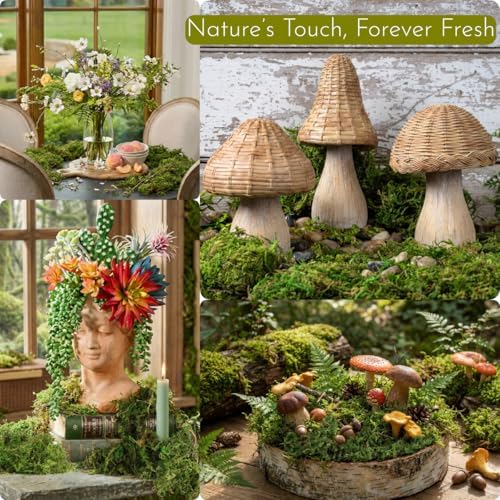 32oz large capacity artificial moss - bulk fake, package contents