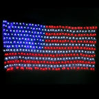 xtf2015 led flag net lights of the united showing dimensions