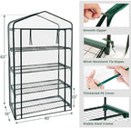 worth garden 50% extra wide mini greenhouse 4 showing dimensions