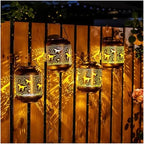 Horse Solar Lanterns Outdoor Waterproof Hanging Solar Lights Horse Gifts for Women Men Metal LED Decorative Light for Yard,Patio,Lawn,Tabletop,Pathway,Landscape,Garden Decor