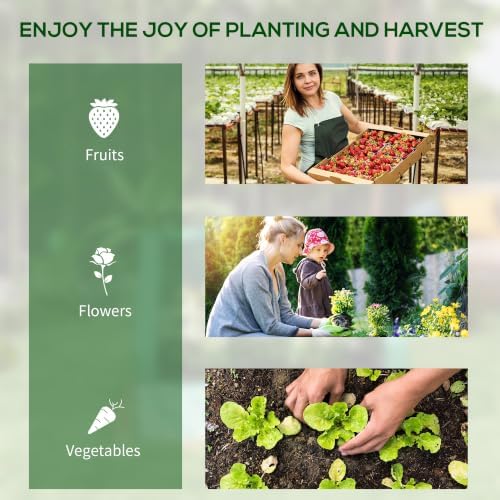 outsunny 4 x 3 x 1ft raised garden, package contents