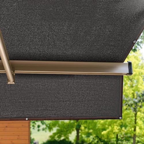70% shade cloth, 14ftx20ft hdpe mesh tarp with on a desk or shelf
