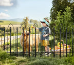 thealyn garden fence 32" h x 24" w shown in use