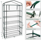 worth garden 50% extra wide mini greenhouse 5, side view