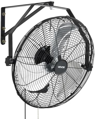 vevor wall mount fan, 18 in wall mounted, view 9