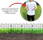 shoplala decorative garden fence border (20 panels) 12in(l), close-up detail