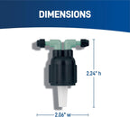 5-Pack Orbit 67030 Drip Irrigation 2-Port Full-Flow Manifold