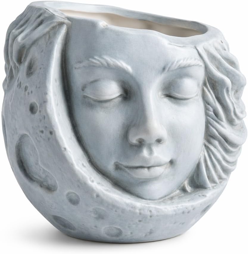 nebula colors fun & unique moon face hanging, main product view