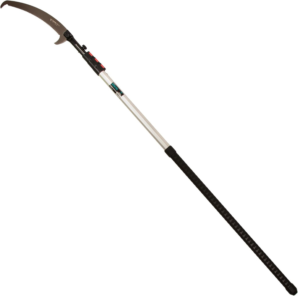 Notch 21' Sentei 4-Section Telescoping Aluminum Polesaw 15.4" (390mm) Hard Chrome-Plated Blade, Abrasion Resistant Low-Profile Grip, Rigid Aluminum Construction (4177-39N)