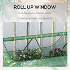outsunny 6 x 3 x 1ft metal planter, front angle view