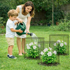 specilite 10 pack plant protector from animals, 14"x14" on a desk or shelf