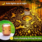 Horse Solar Lanterns Outdoor Waterproof Hanging Solar Lights Horse Gifts for Women Men Metal LED Decorative Light for Yard,Patio,Lawn,Tabletop,Pathway,Landscape,Garden Decor