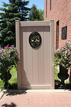 nuvo iron decorative insert for fencing, gates, home showing dimensions