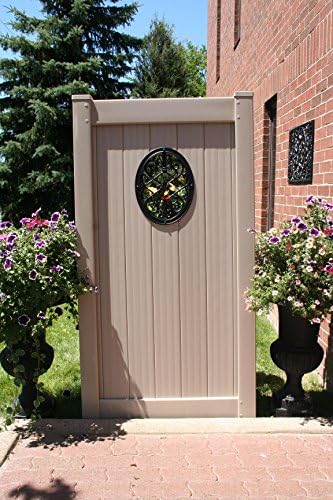 nuvo iron decorative insert for fencing, gates, home showing dimensions