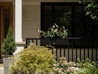 veradek block series railing planter - outdoor window, close-up detail