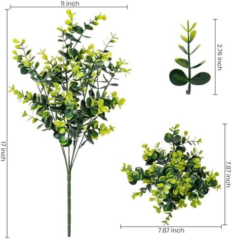 artificial fake greenery plants boxwood shrubs grass for on a desk or shelf
