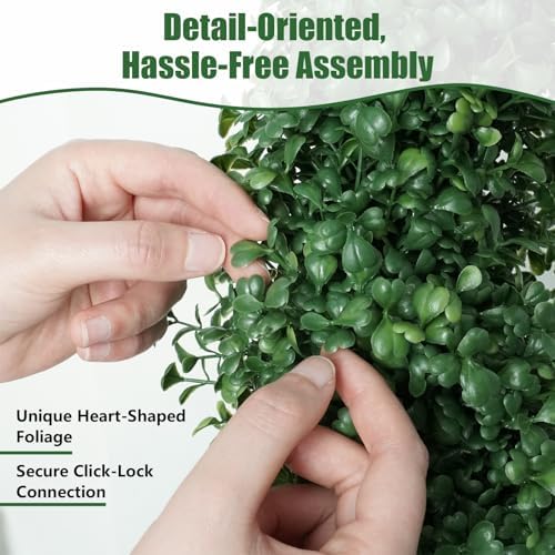mavis's diary artificial spiral topiary trees 4ft, set, close-up detail