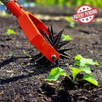 67in garden cultivator with tempered spring steel tines shown in use