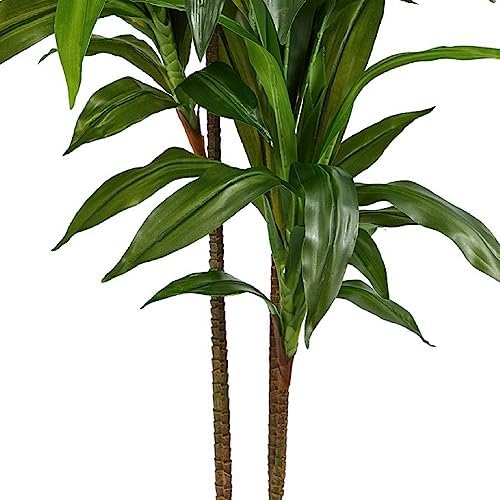 nearly natural 48 in artificial dracaena real touch on a desk or shelf
