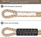 SELEWARE 3ft Tree Swing Rope, Adjustable Hammock Straps Hanging Kit | Quick Easy Installation, Fits Tree Branches, Beige 2 Pack, Ideal for Indoor Outdoor Use, Camping, Hammock Chairs and Swings