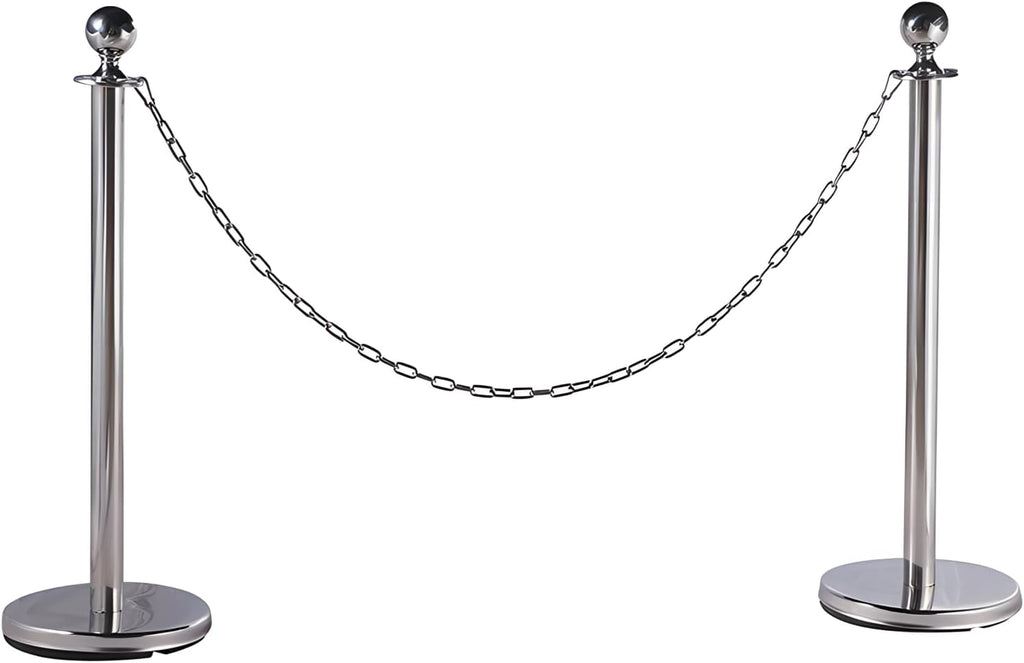 Heavy Duty Swing Chains 1/5" x 40" with 4 Carabiners, 500 LB Capacity Stainless Steel Hanging Swing Set for Hammock Punching Bags Indoor Outdoor Ues (2 Pack)