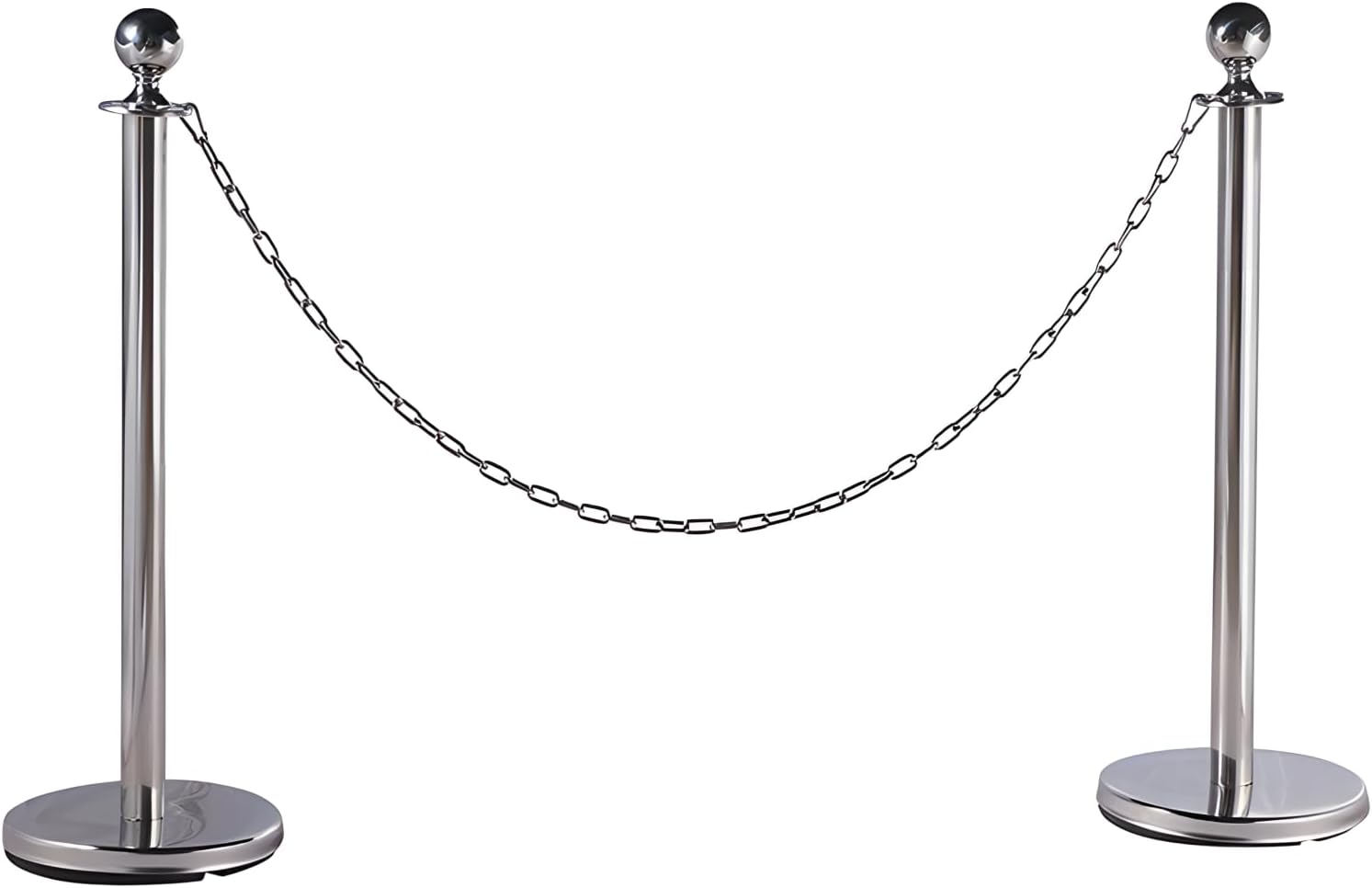 Heavy Duty Swing Chains 1/5" x 40" with 4 Carabiners, 500 LB Capacity Stainless Steel Hanging Swing Set for Hammock Punching Bags Indoor Outdoor Ues (2 Pack)