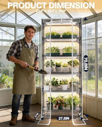 pyy indoor greenhouse with grow light - heavy, package contents