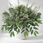 hananona 135 pcs mixed eucalyptus leaves stems artificial shown in use